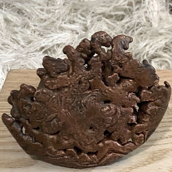 Unsigned Small Copper Brutalist Sculpture - Picture 13 of 17